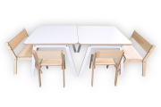 Kinder tafel, stoelen en banken set Tangara Groothandel Kinderopvang en kinderdagverblijf inrichting (24)45